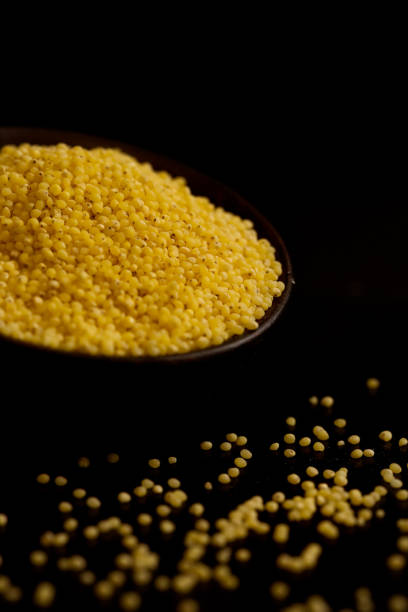istock Proso Millet in dark bowl 843330086