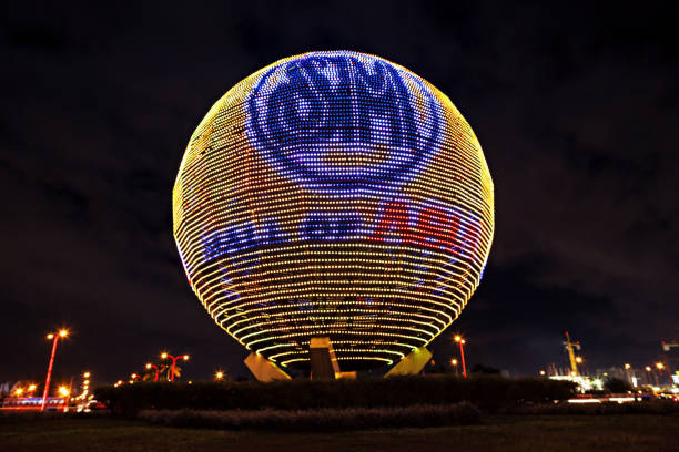 MANILA, PHILIPPINES - FEBRUARY 23: Sphere at SM Mall of Asia (MOA) is a 2nd largest mall in the Philippines on February 23, 2013 in Manila, Philippines. It has a land area of 42 hectares and has gross floor area of an approximate 390193 meters