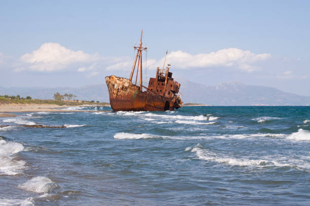 istock Wreck in Gythio - Greece 843337690