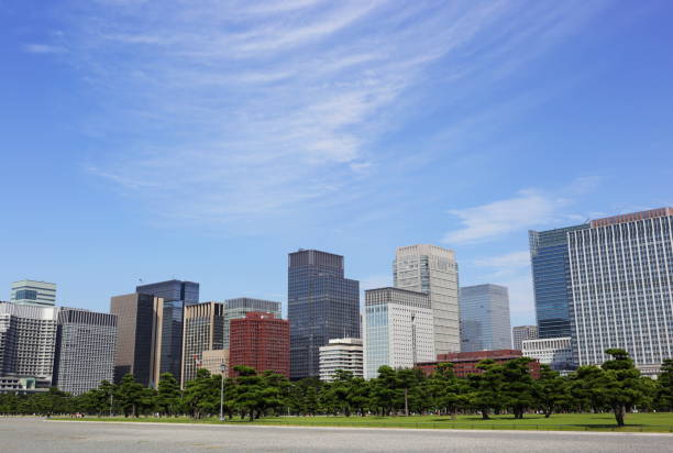 istock Landscape of Marunouchi office buildings 843346366