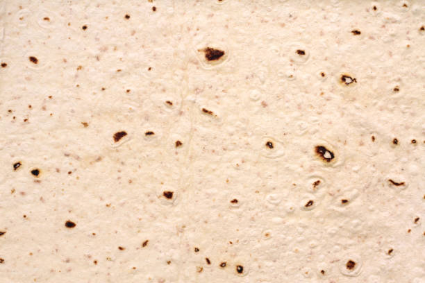 istock Traditional Turkish flatbread, Yufka Bread or philo dough bread -YUFKA EKMEK - Bread baked on sheet iron. 843360818