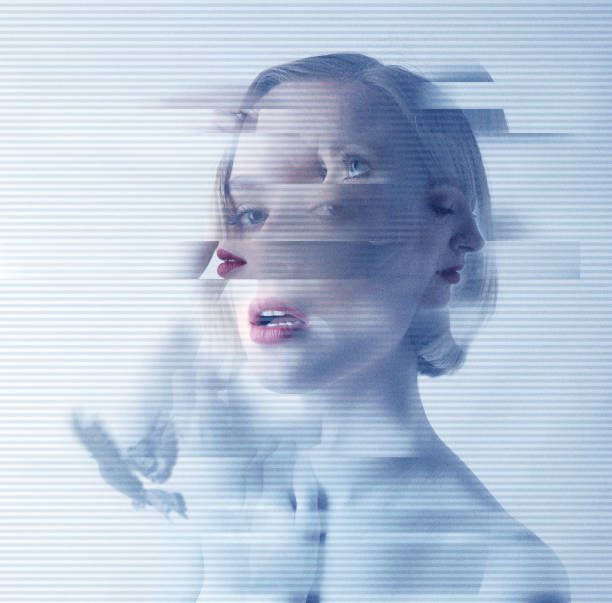 Mental health problems The confusion of mental health problems and trying to heal schizophrenia photos stock pictures, royalty-free photos & images