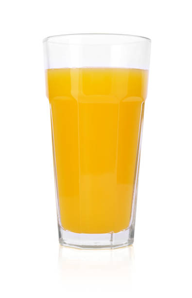 istock Glass of fresh orange juice 843385818
