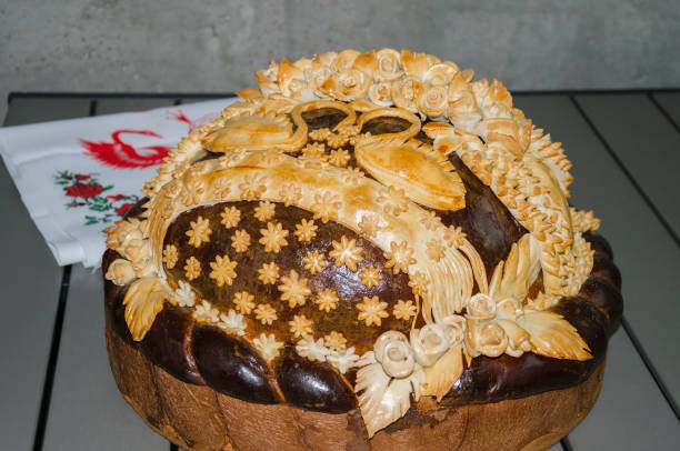istock wedding bread for Ukrainian wedding 843389386