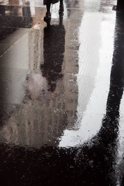 istock Rain and reflections in New York City 843411226