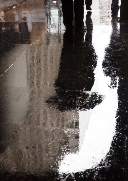 istock Rain and reflections in New York City 843411266