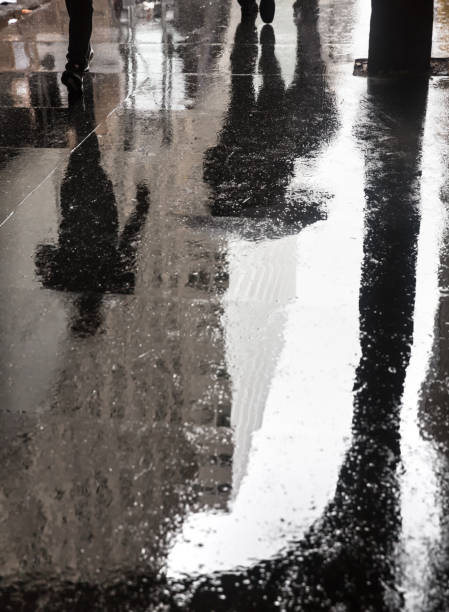 istock Rain and reflections in New York City 843411314