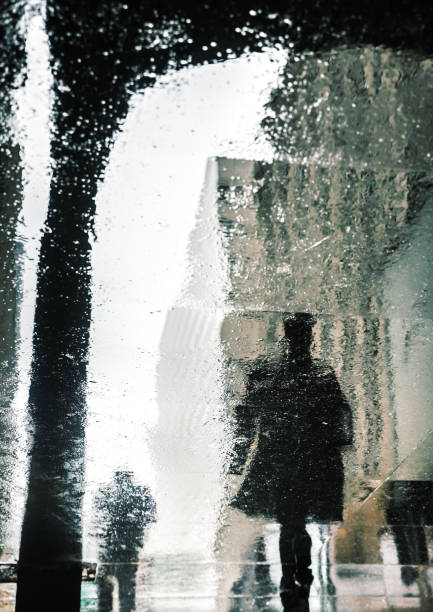 istock Rain and reflections in New York City 843411428