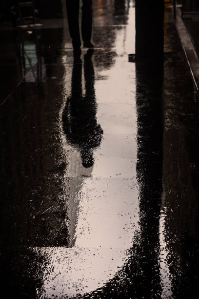 istock Rain and reflections in New York City 843411502