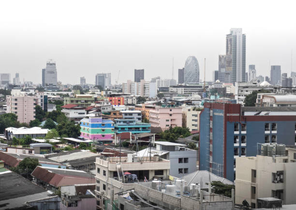 istock Aerial View Downtown Bangkok , Thailand 843414330