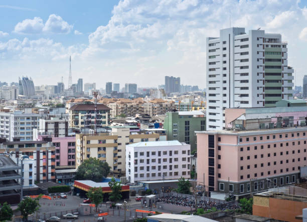 istock Aerial View Downtown Bangkok , Thailand 843414382
