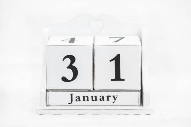 calendar january date stock photo