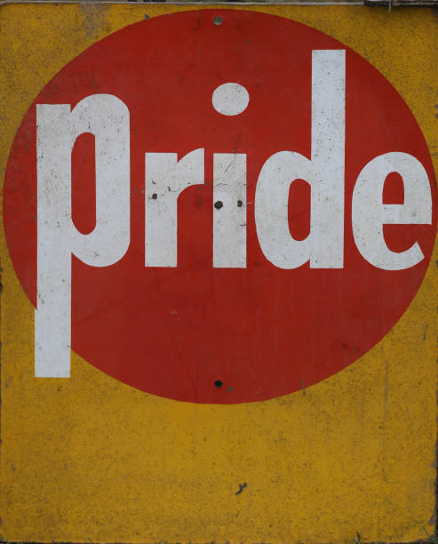 istock Pride: Cropped part of an old tin sign 843425270