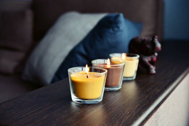 istock Handcrafted indian elephant and candles 843428474
