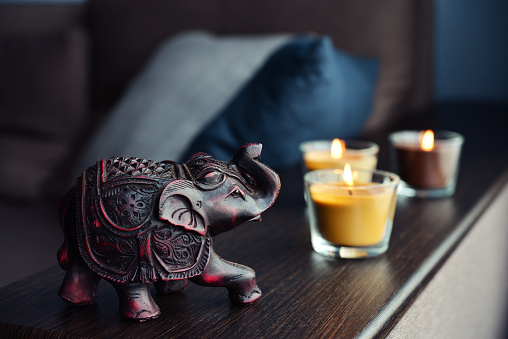 Handcrafted indian elephant