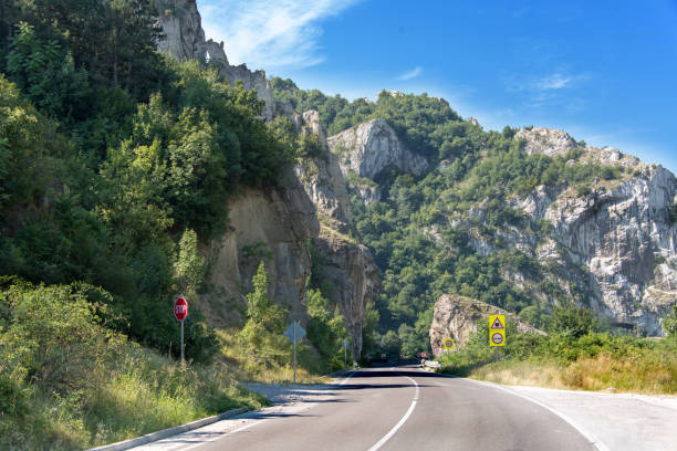istock Road through mountain scenery. Balkan Peninsula. Bulgaria. 843429202