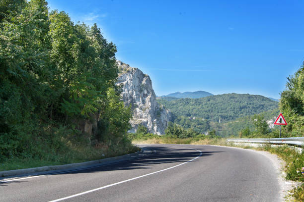 istock Road through mountain scenery. Balkan Peninsula. Bulgaria. 843431772