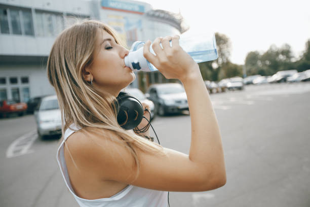 istock Girl with headphones 843448208