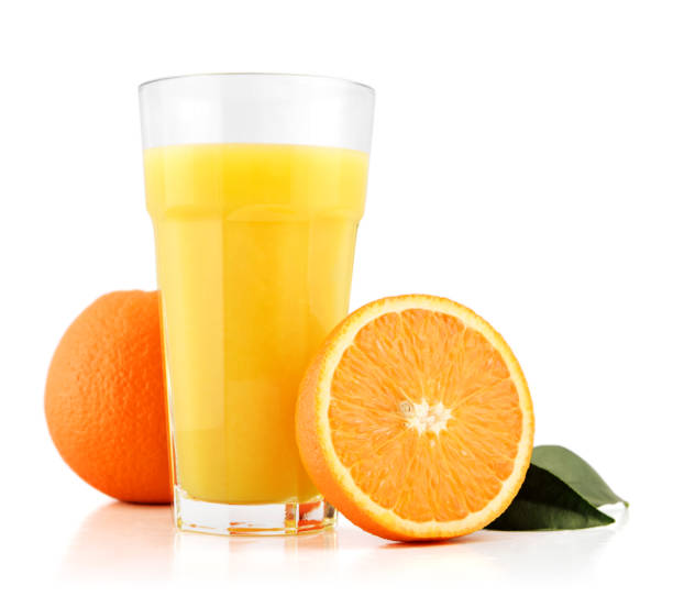 istock Orange juice and slices 843452434