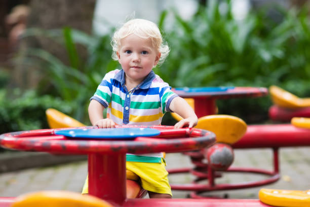 istock Child on school playground. Kids play. 843452796