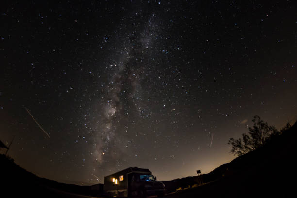 istock RV parked under the stars 843458454
