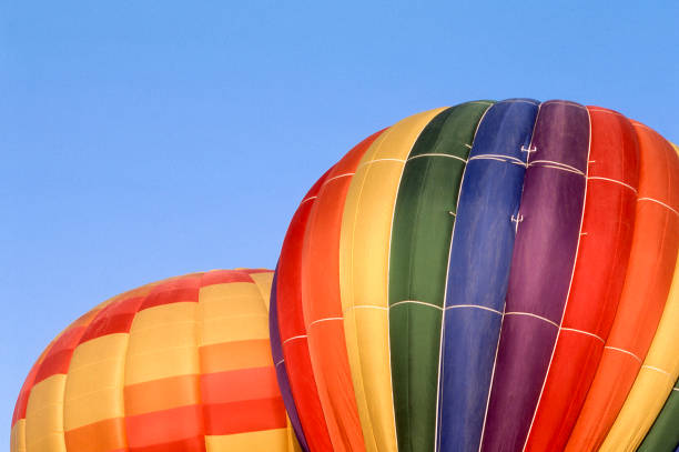 istock Hot Air Balloon Preparing For Takeoff 843459356