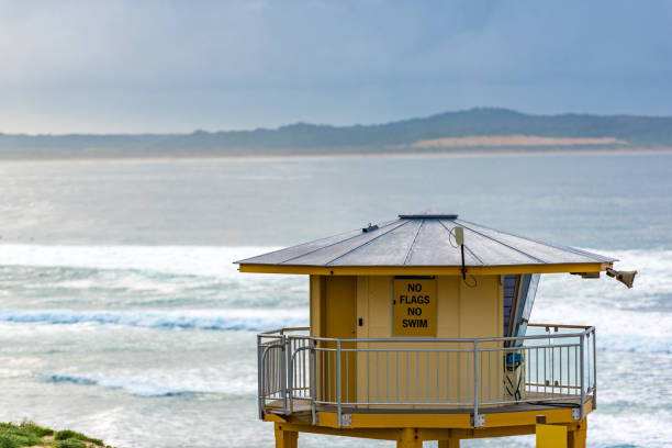istock Surf rescue tower on Elouera beach, Cronulla, Australia 843459666