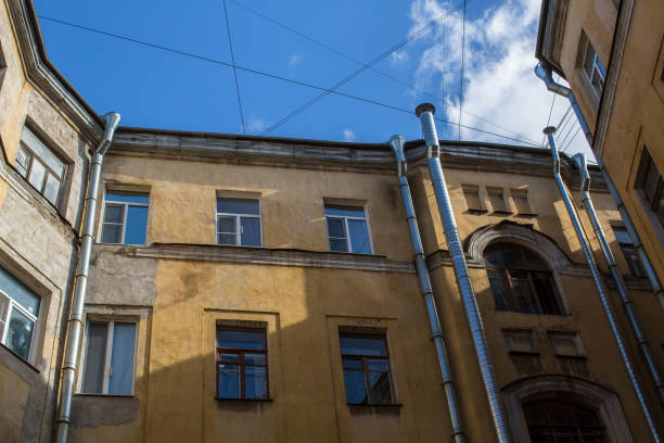istock Yards structure shapes in St. Petersburg, Russia. 843476632