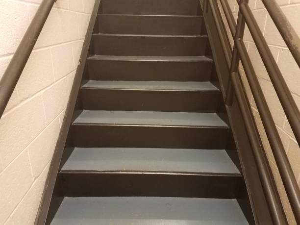 istock cement stairs in a stairwell 843485006