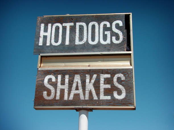 istock hot dogs and shakes sign 843488238