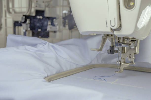 istock close up picture of home use comact size embroidery machine 843488856
