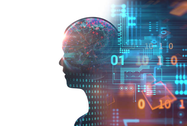 istock double exposure image of virtual human 3dillustration 843491664