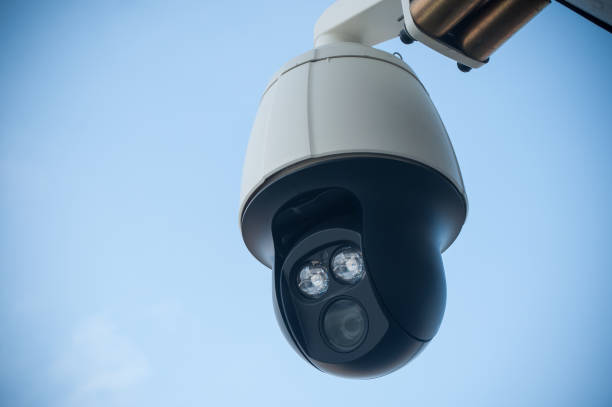 istock Modern security camera for surveillance in outdoor 843495380