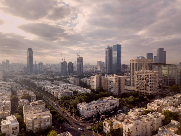istock tel aviv israel skyline drone view 843513908