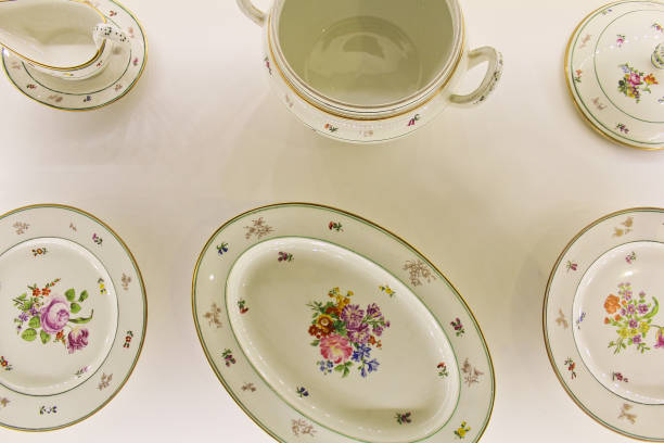 White old austrian porcelain from year 1829