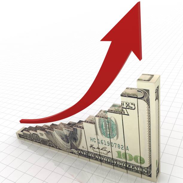 istock Money graph stock market finance growth chart 843522072