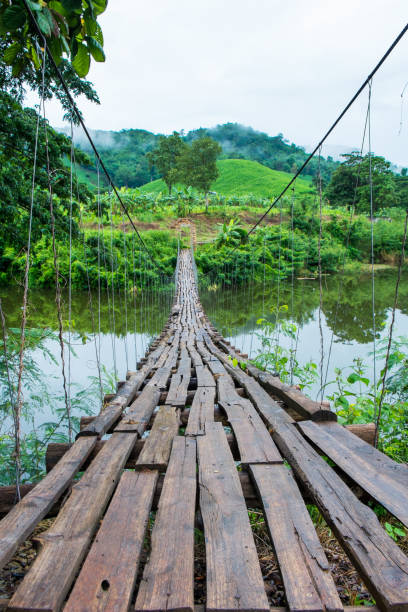 istock Wooden bridge over the canal 843526426