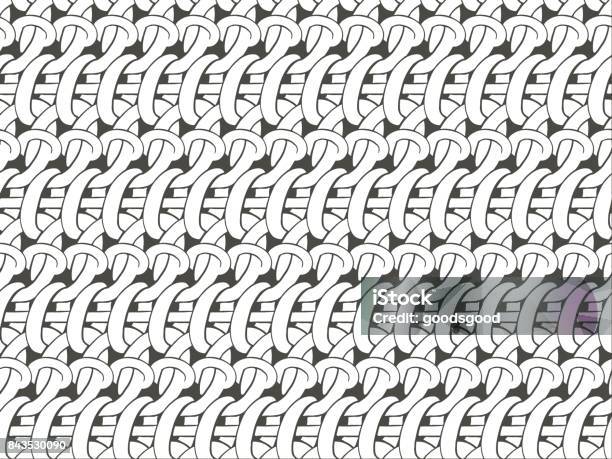 Weave Pattern Texture Stock Illustration - Download Image Now ...