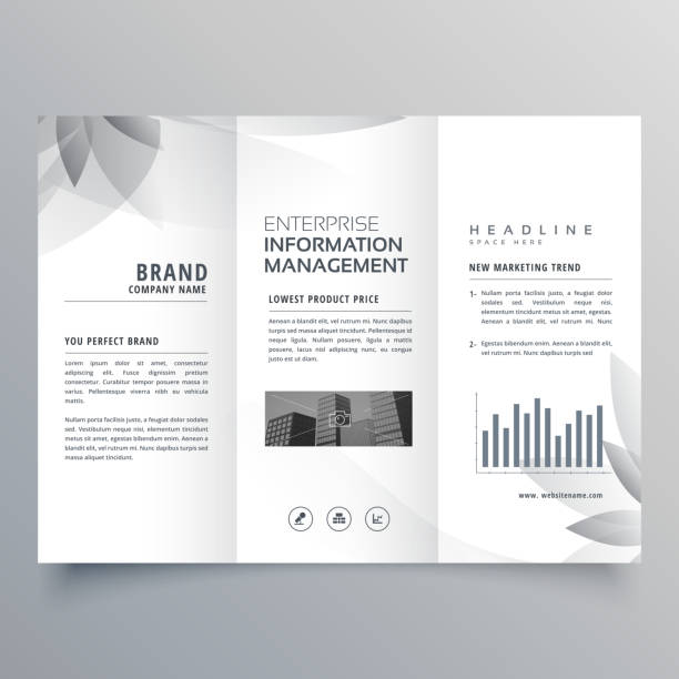 Triptech Templete 400+ Triptych Mockup Stock Photos, Pictures & Royalty-Free Images - iStock