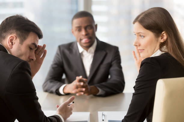 istock Recruiters covertly deciding to refuse applicant 843534162
