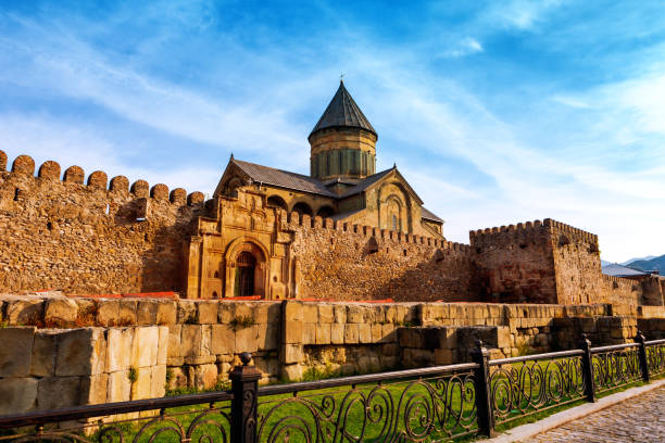 istock Svetitskhoveli Orthodox Cathedral in Mtskheta, Georgia 843535138