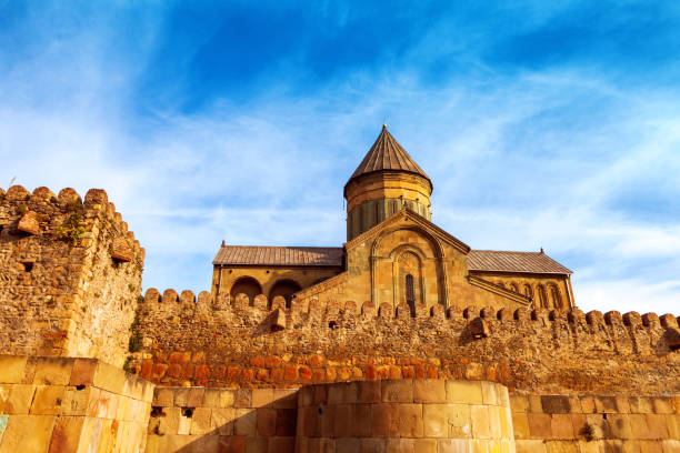 istock Svetitskhoveli Orthodox Cathedral in Mtskheta, Georgia 843535184