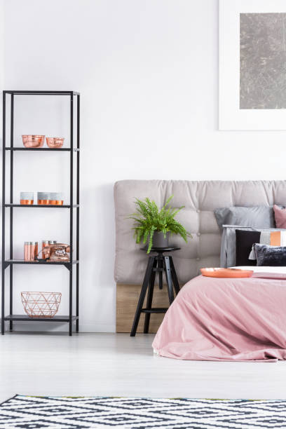 istock Plant on stool near bed 843542390