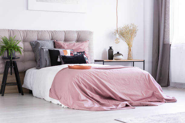 istock Simple bedroom with fern 843542540