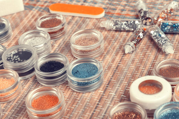 istock General view of the set for manicure 843549978