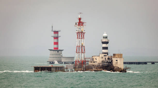 Horsburgh Lighthouse and Malaysian Navy Base