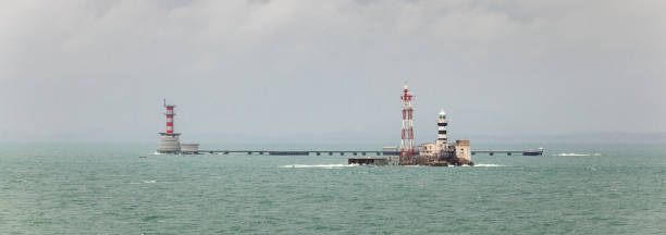 istock Horsburgh Lighthouse and Malaysian Navy Base 843553220