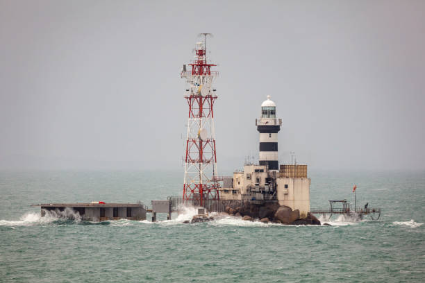 istock Horsburgh Lighthouse and Malaysian Navy Base 843553252