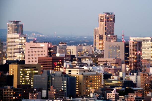 istock A beautiful night view of Sapporo 843554596