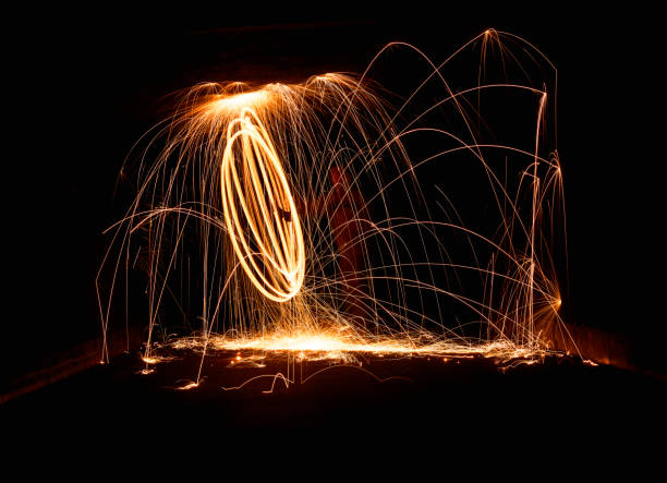 istock Man and sparks in tunnel 843555466